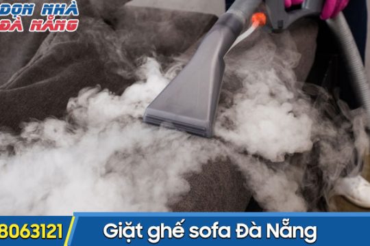 Giặt ghế sofa bằng máy giặt hơi nước nóng