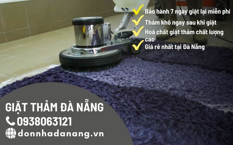 Dịch vụ giặt thảm tại nhà Đà Nẵng